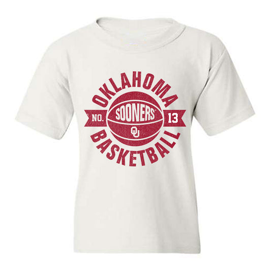 Oklahoma - NCAA Men's Basketball : Tae Davis - Sports Shersey Youth T-Shirt-0