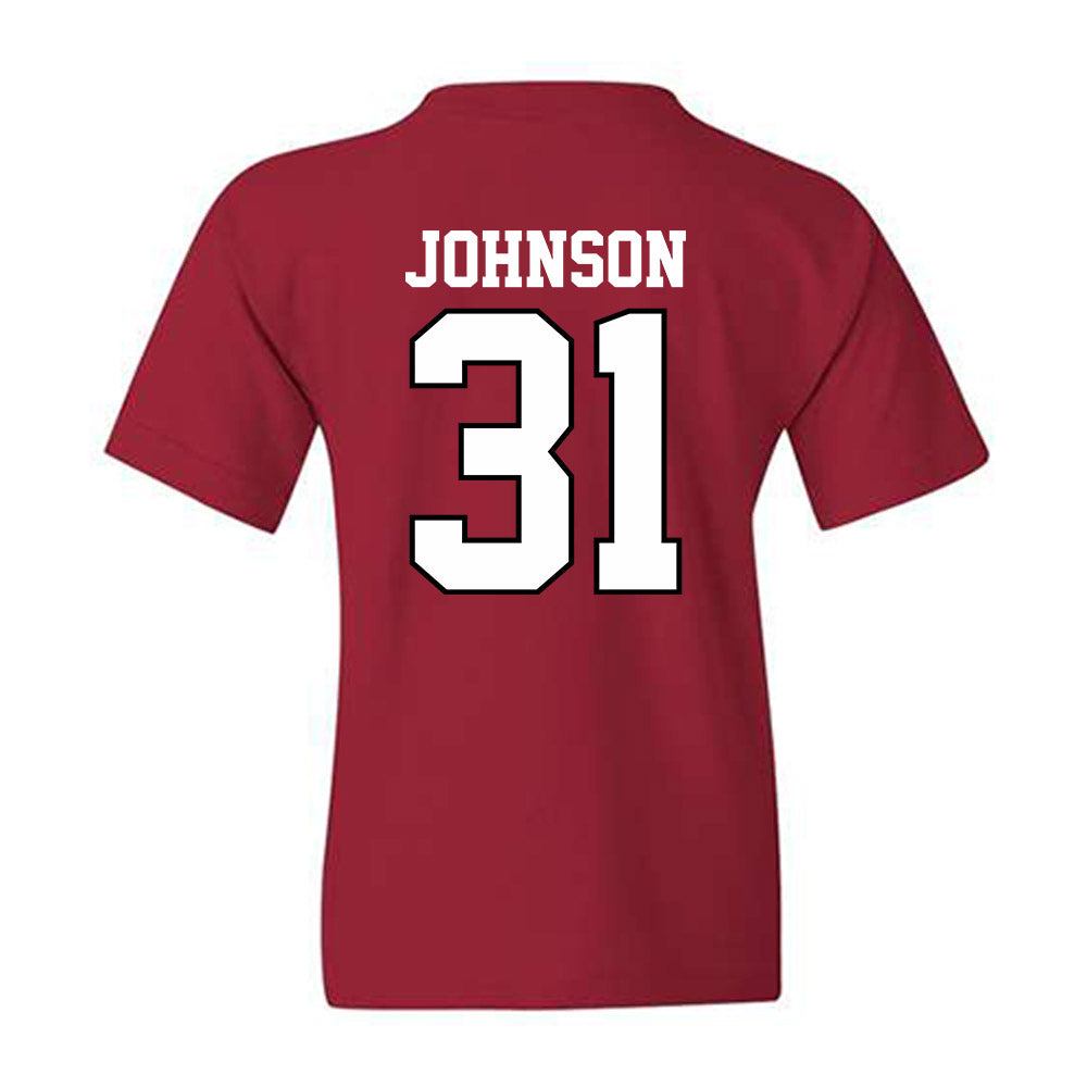 Oklahoma - NCAA Baseball : Cameron Johnson - Sports Shersey Youth T-Shirt-1