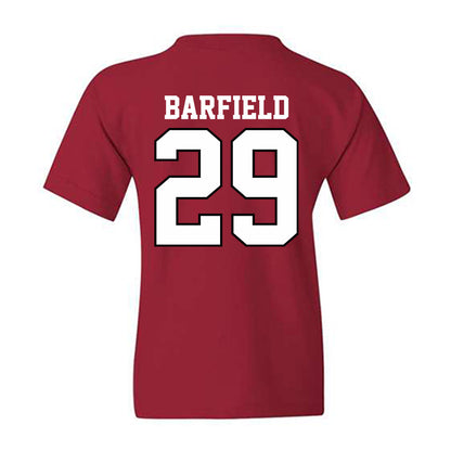 Oklahoma - NCAA Baseball : Jaden Barfield - Sports Shersey Youth T-Shirt-1