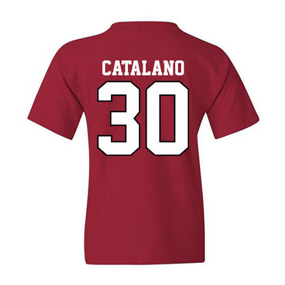 Oklahoma - NCAA Baseball : Michael Catalano - Sports Shersey Youth T-Shirt-1