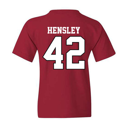 Oklahoma - NCAA Baseball : Reid Hensley - Sports Shersey Youth T-Shirt-1