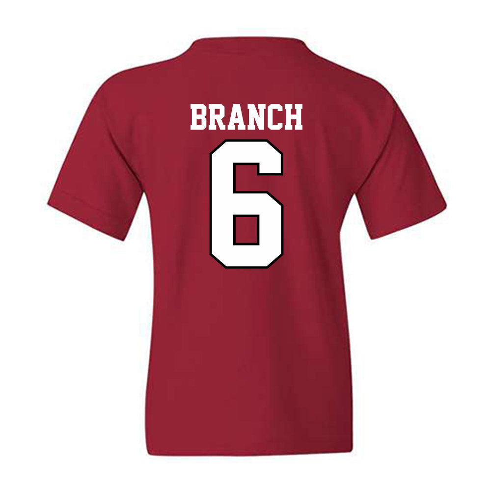 Oklahoma - NCAA Baseball : Kyle Branch - Sports Shersey Youth T-Shirt-1