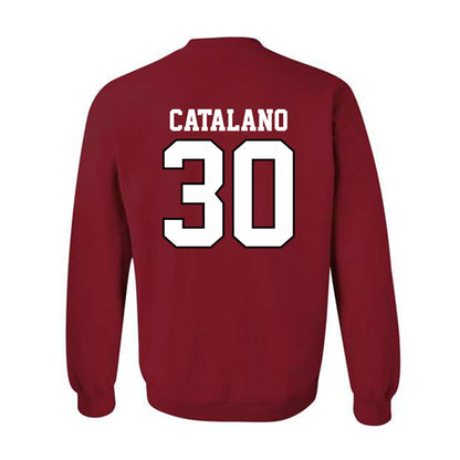 Oklahoma - NCAA Baseball : Michael Catalano - Sports Shersey Crewneck Sweatshirt-1