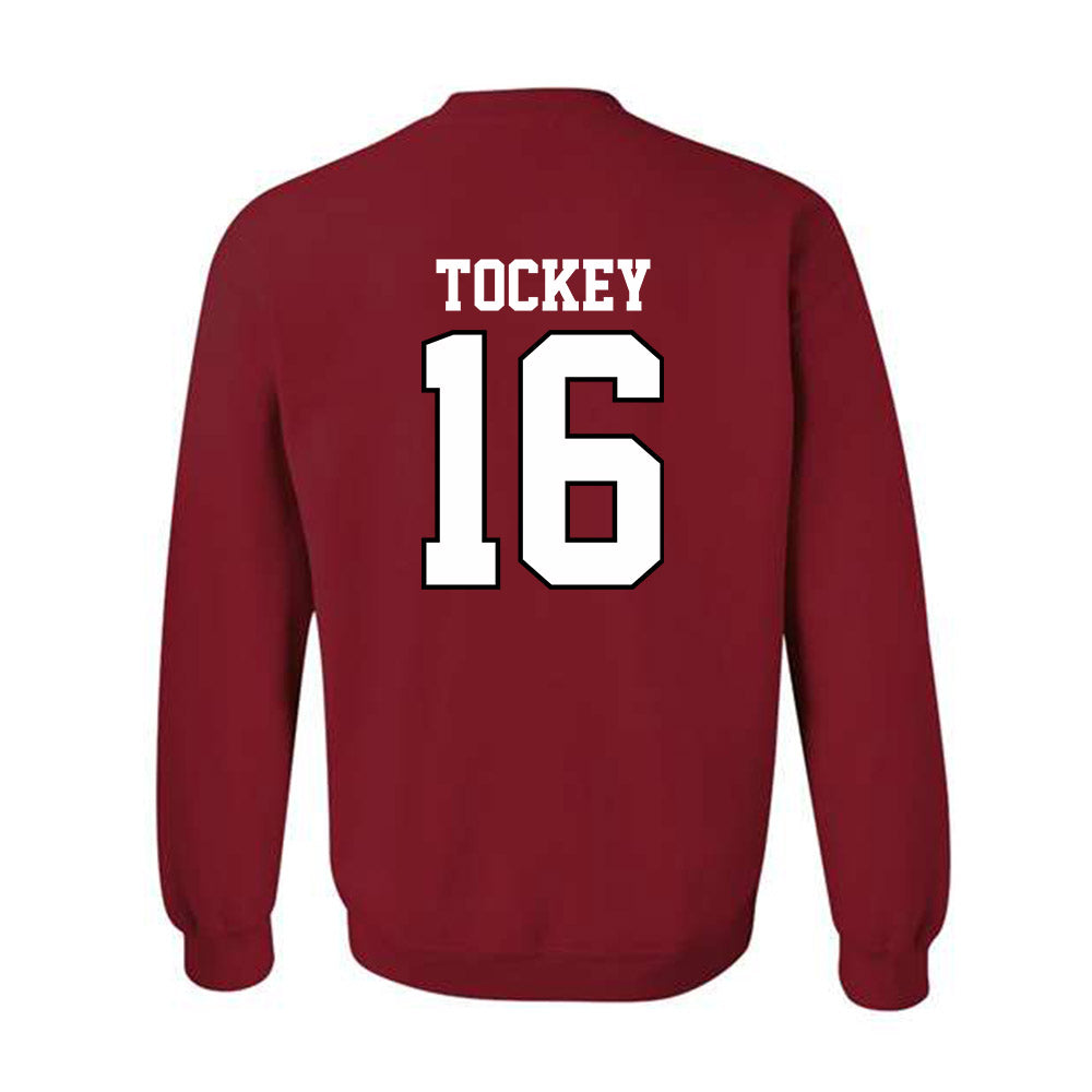 Oklahoma - NCAA Baseball : Dayton Tockey - Sports Shersey Crewneck Sweatshirt-1