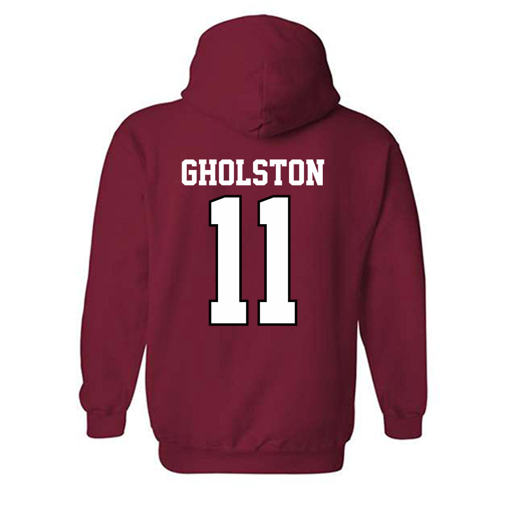 Oklahoma - NCAA Baseball : Jacob Gholston - Sports Shersey Hooded Sweatshirt-1