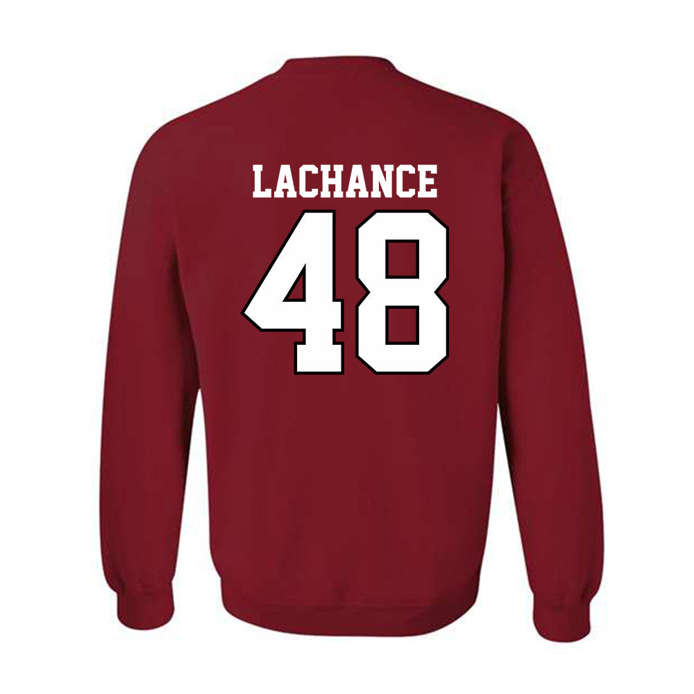 Oklahoma - NCAA Baseball : Deiten Lachance - Sports Shersey Crewneck Sweatshirt-1