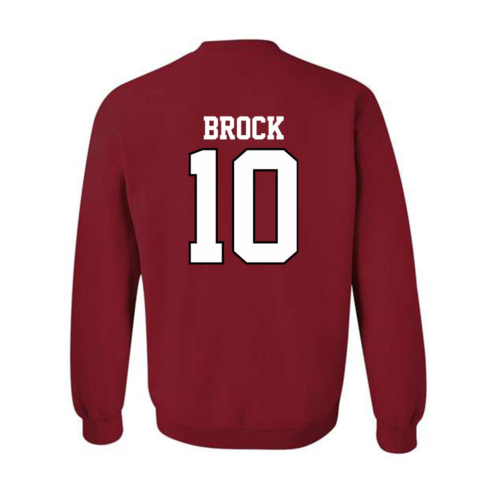 Oklahoma - NCAA Baseball : Brendan Brock - Sports Shersey Crewneck Sweatshirt-1