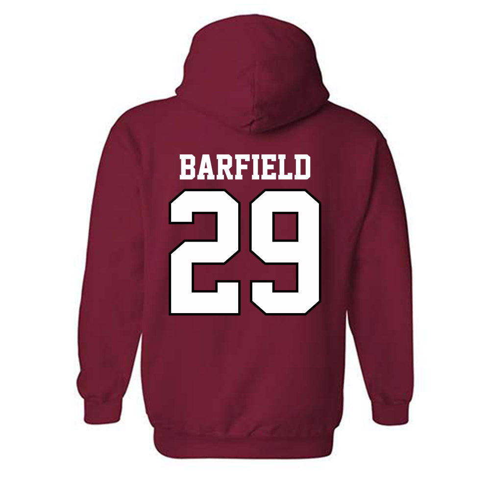 Oklahoma - NCAA Baseball : Jaden Barfield - Sports Shersey Hooded Sweatshirt-1
