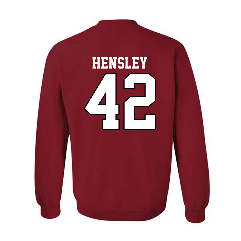 Oklahoma - NCAA Baseball : Reid Hensley - Sports Shersey Crewneck Sweatshirt-1