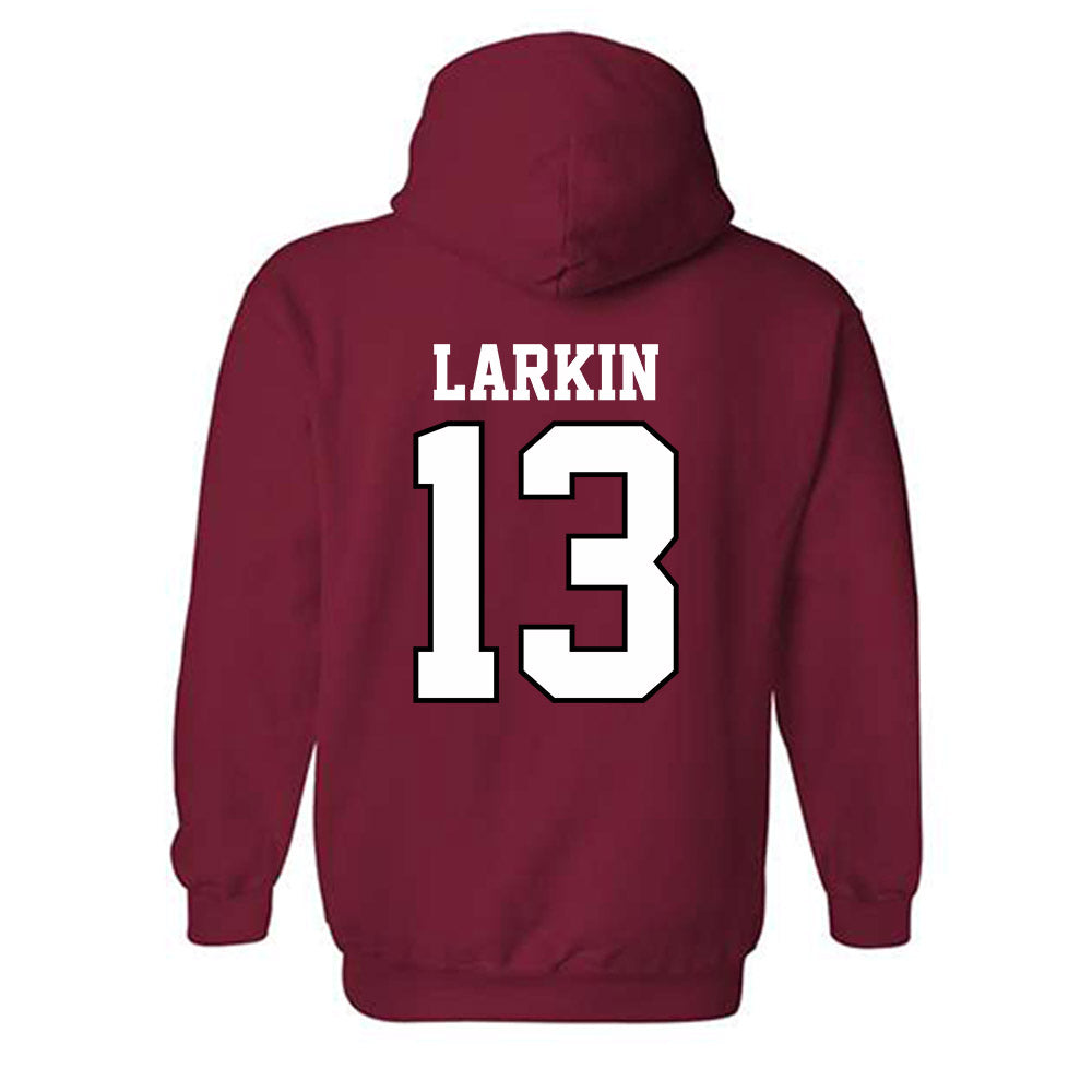 Oklahoma - NCAA Baseball : Connor Larkin - Sports Shersey Hooded Sweatshirt-1