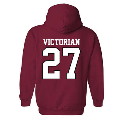 Oklahoma - NCAA Baseball : Landon Victorian - Sports Shersey Hooded Sweatshirt-1