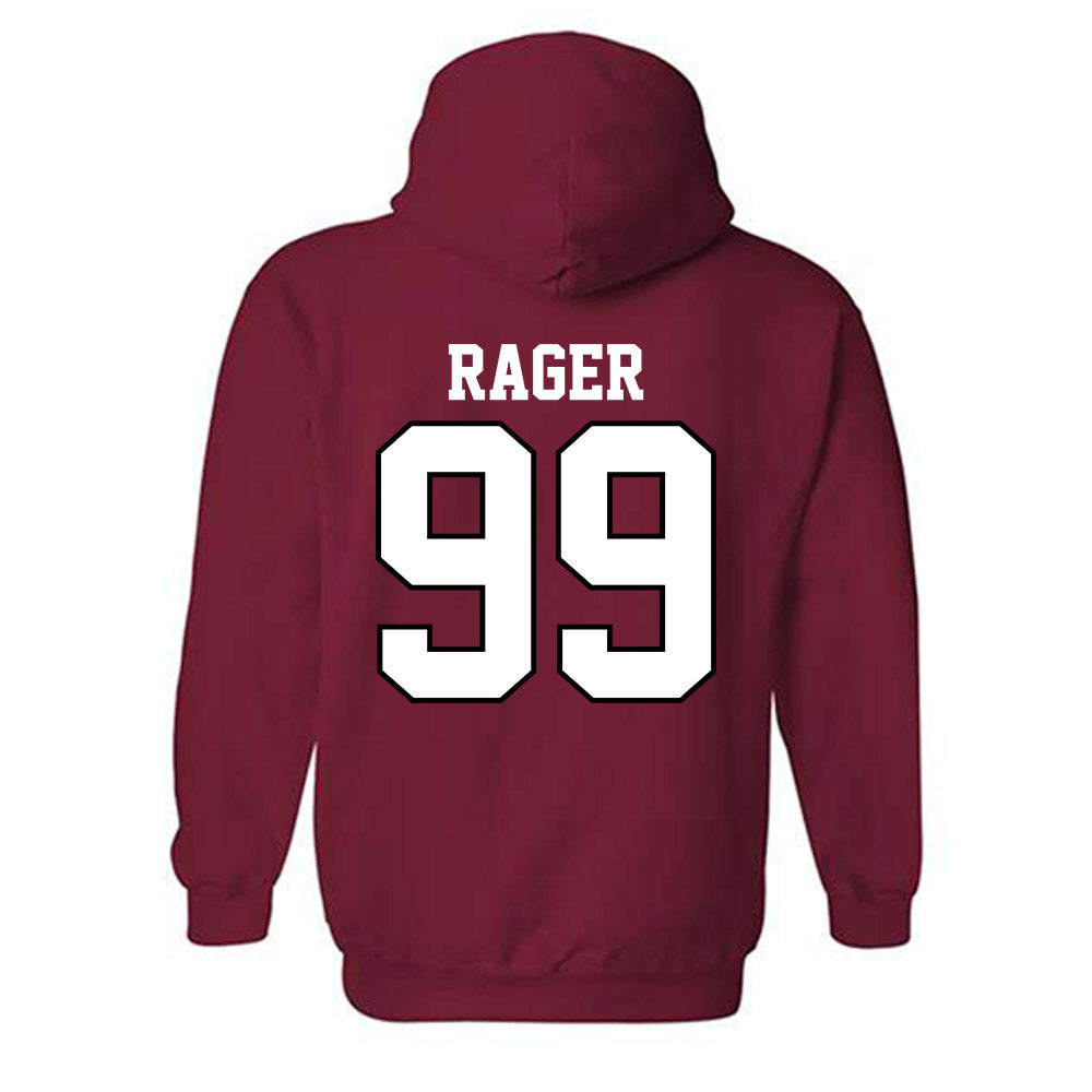 Oklahoma - NCAA Baseball : Cord Rager - Sports Shersey Hooded Sweatshirt-1