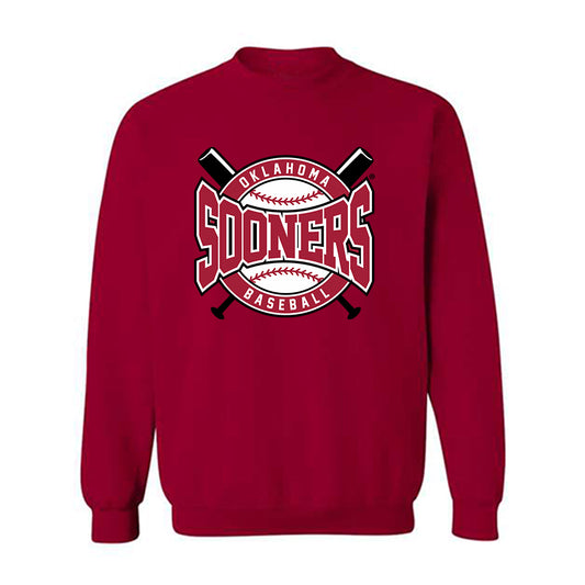Oklahoma - NCAA Baseball : Leighton Mercurius - Sports Shersey Crewneck Sweatshirt-0