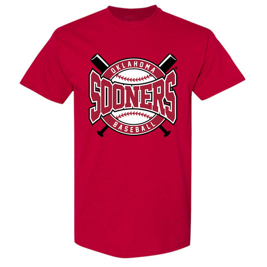 Oklahoma - NCAA Baseball : Myles Davis - Sports Shersey T-Shirt-0