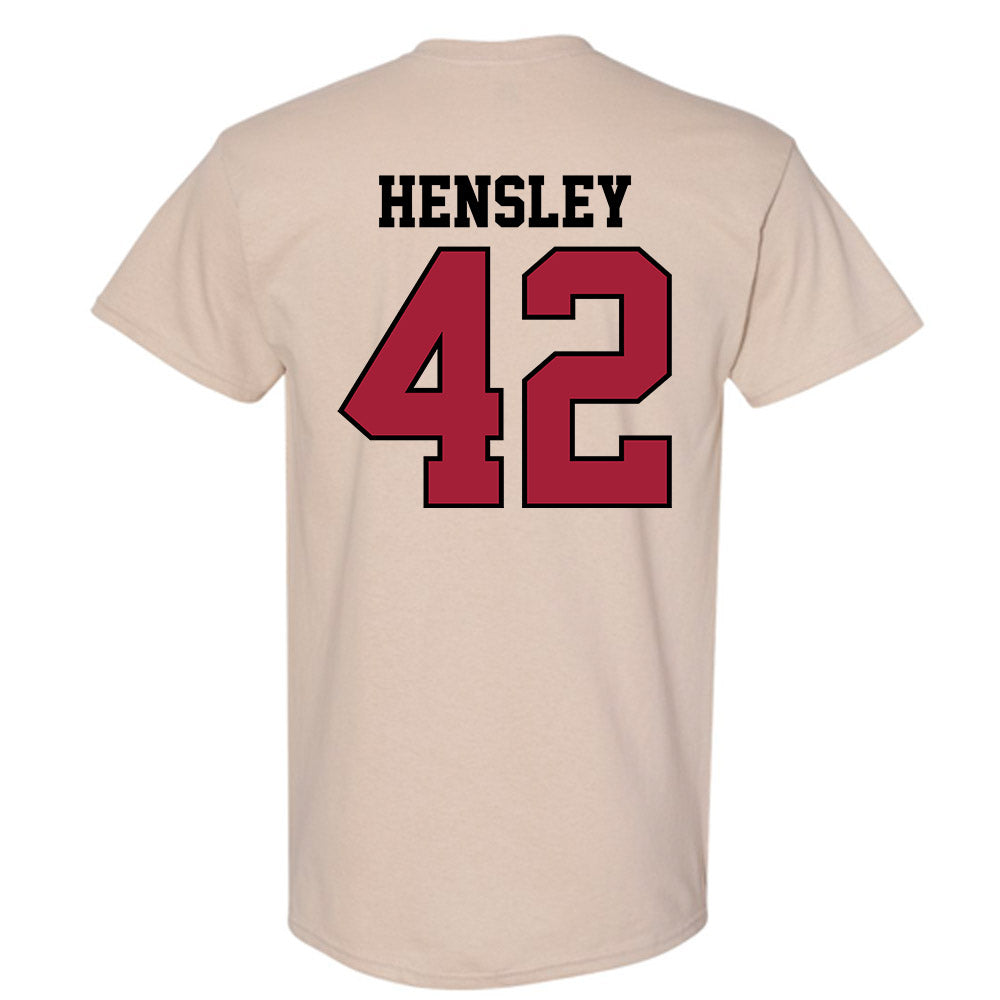 Oklahoma - NCAA Baseball : Reid Hensley - Sports Shersey T-Shirt-1