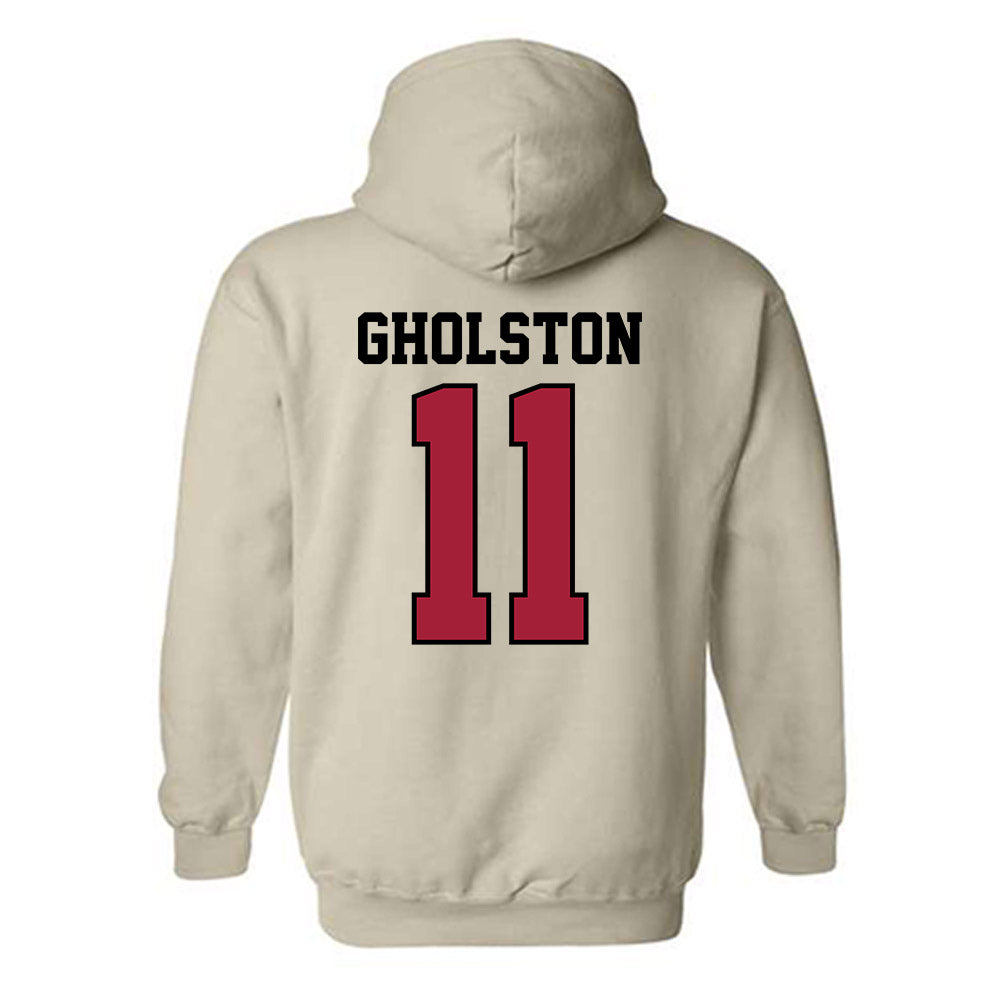 Oklahoma - NCAA Baseball : Jacob Gholston - Sports Shersey Hooded Sweatshirt-1