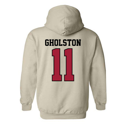 Oklahoma - NCAA Baseball : Jacob Gholston - Sports Shersey Hooded Sweatshirt-1