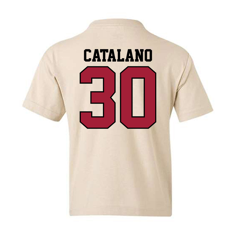 Oklahoma - NCAA Baseball : Michael Catalano - Sports Shersey Youth T-Shirt-1