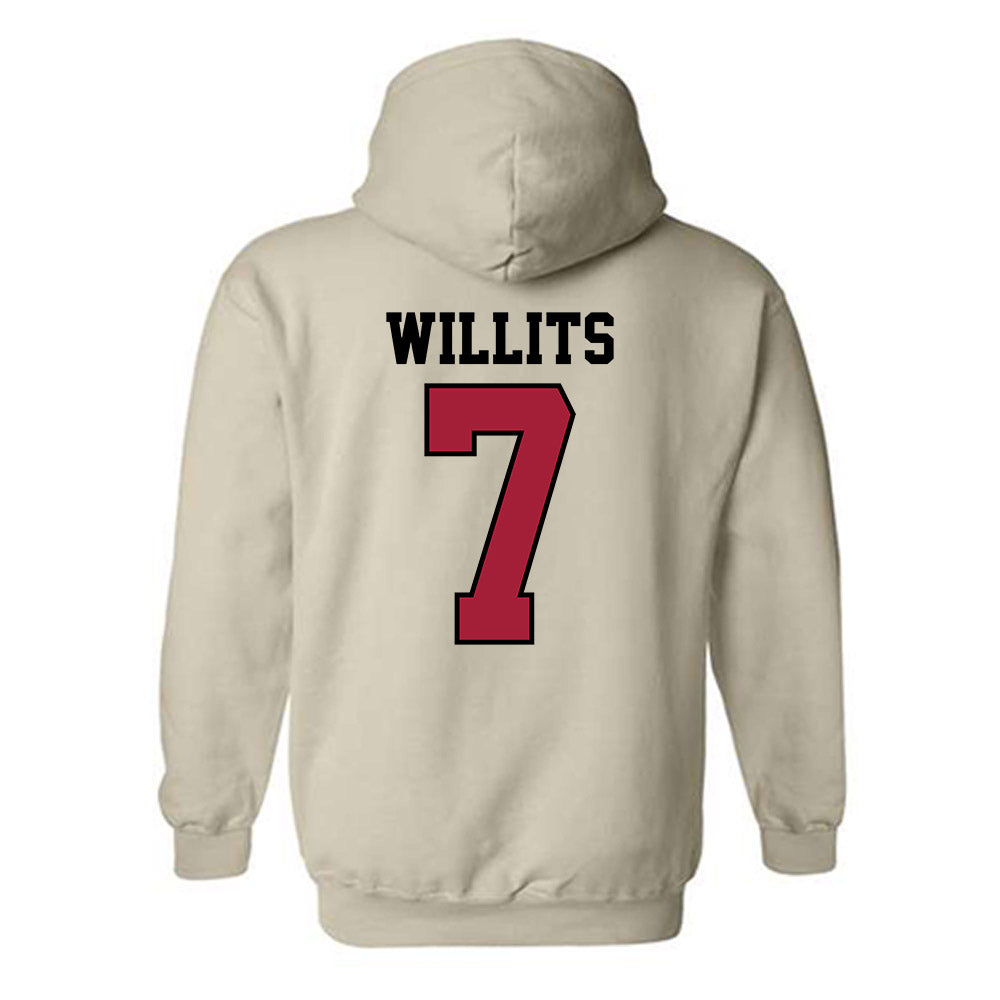 Oklahoma - NCAA Baseball : Jaxon Willits - Sports Shersey Hooded Sweatshirt-1