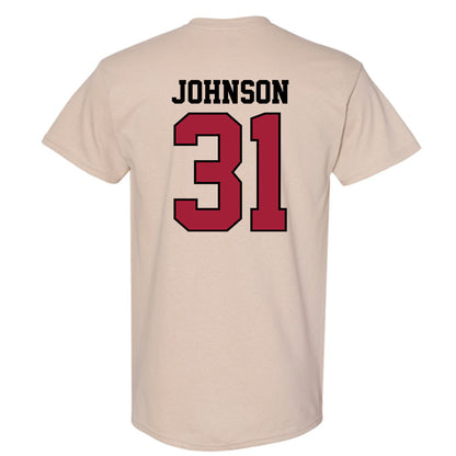 Oklahoma - NCAA Baseball : Cameron Johnson - Sports Shersey T-Shirt-1