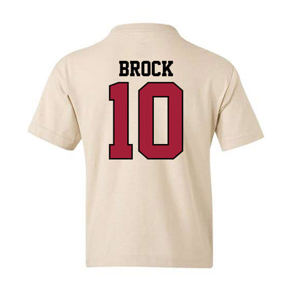 Oklahoma - NCAA Baseball : Brendan Brock - Sports Shersey Youth T-Shirt-1