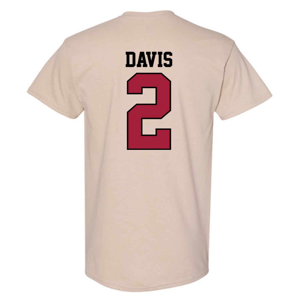Oklahoma - NCAA Baseball : Myles Davis - Sports Shersey T-Shirt-1