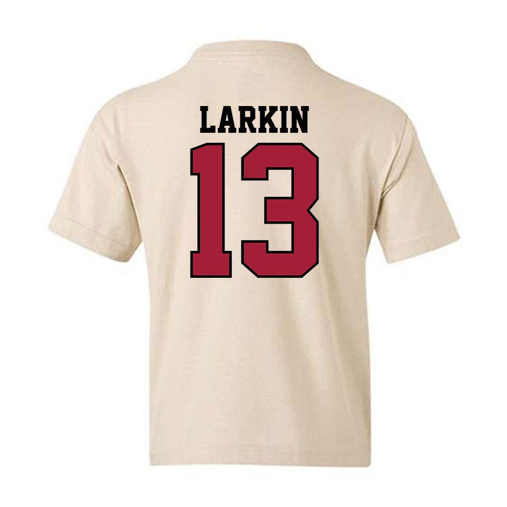 Oklahoma - NCAA Baseball : Connor Larkin - Sports Shersey Youth T-Shirt-1