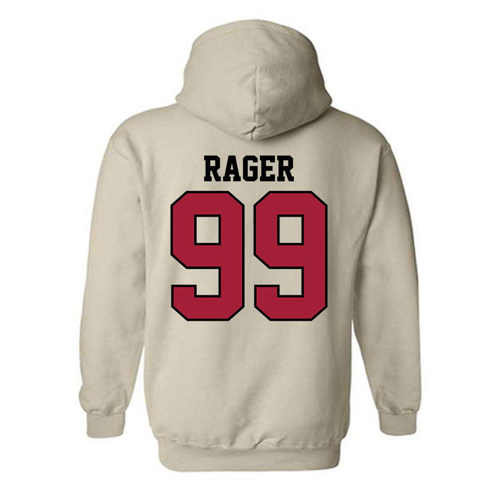 Oklahoma - NCAA Baseball : Cord Rager - Sports Shersey Hooded Sweatshirt-1