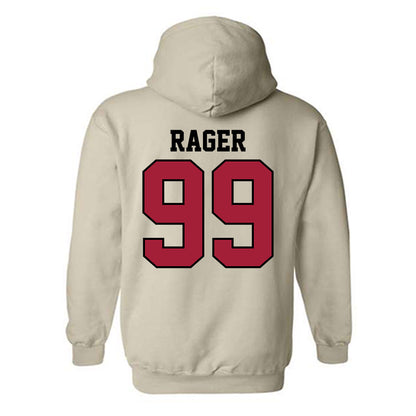 Oklahoma - NCAA Baseball : Cord Rager - Sports Shersey Hooded Sweatshirt-1