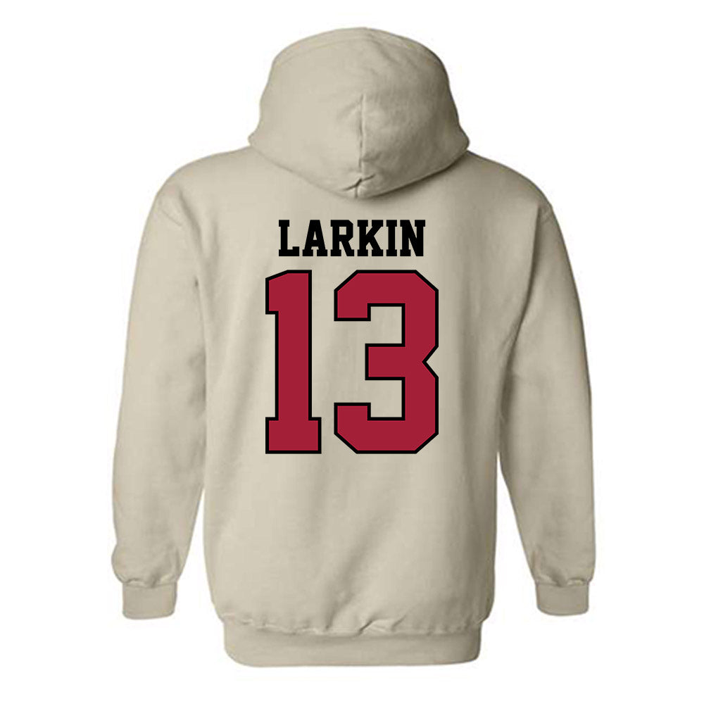 Oklahoma - NCAA Baseball : Connor Larkin - Sports Shersey Hooded Sweatshirt-1