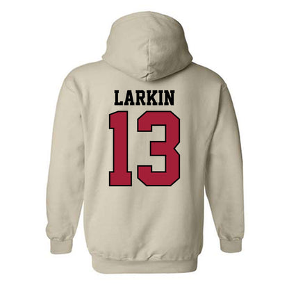 Oklahoma - NCAA Baseball : Connor Larkin - Sports Shersey Hooded Sweatshirt-1