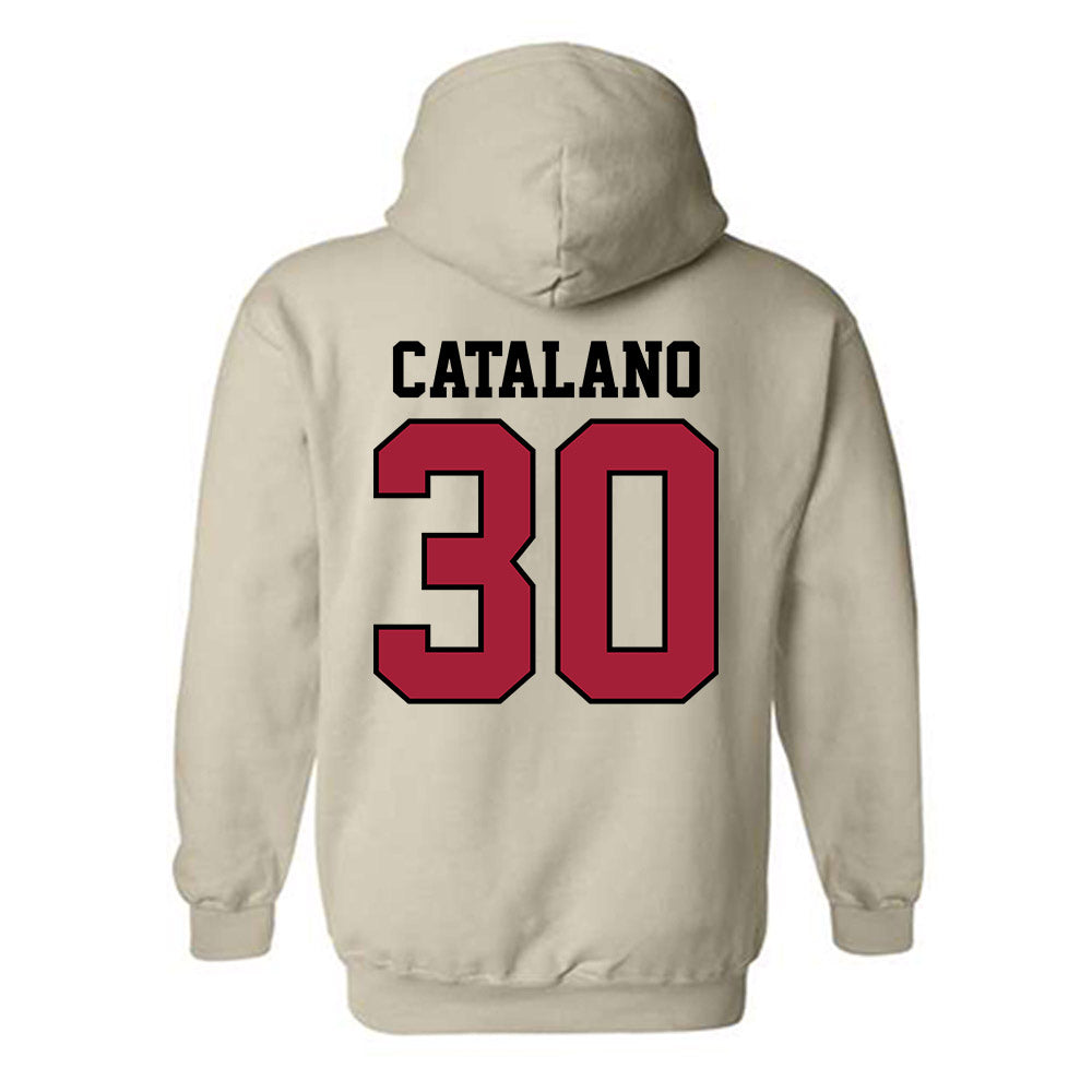 Oklahoma - NCAA Baseball : Michael Catalano - Sports Shersey Hooded Sweatshirt-1