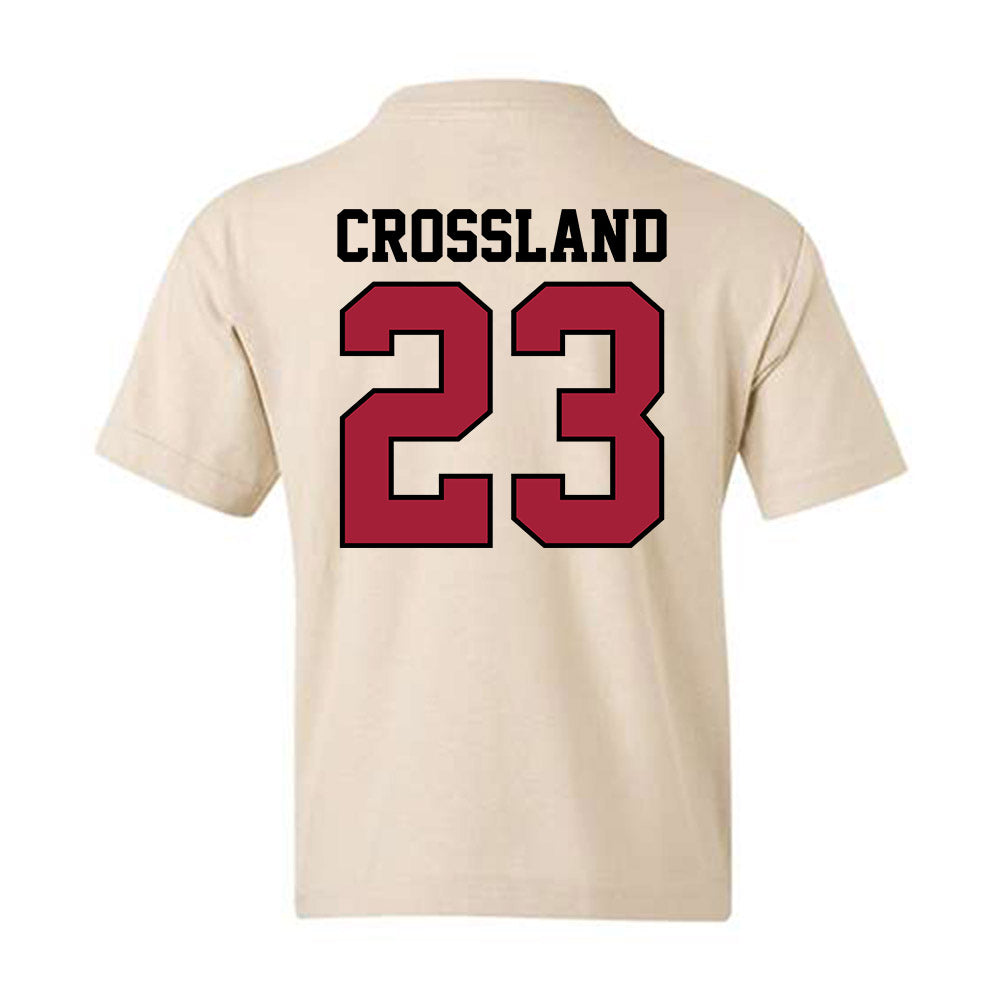 Oklahoma - NCAA Baseball : Cade Crossland - Sports Shersey Youth T-Shirt-1