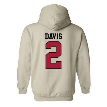 Oklahoma - NCAA Baseball : Myles Davis - Sports Shersey Hooded Sweatshirt-1
