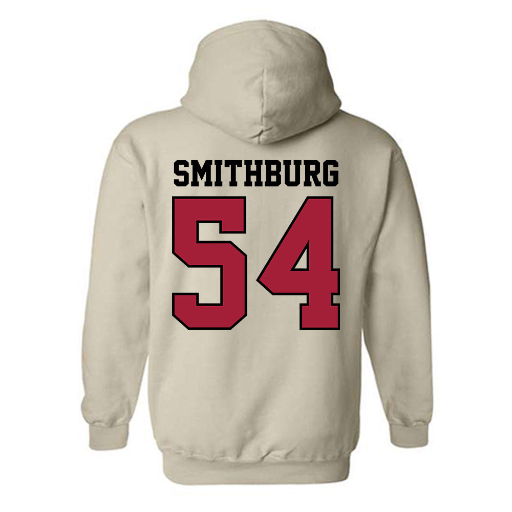 Oklahoma - NCAA Baseball : Nate Smithburg - Sports Shersey Hooded Sweatshirt-1