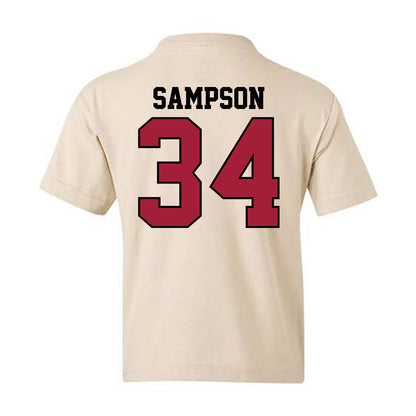 Oklahoma - NCAA Baseball : Beau Sampson - Sports Shersey Youth T-Shirt-1