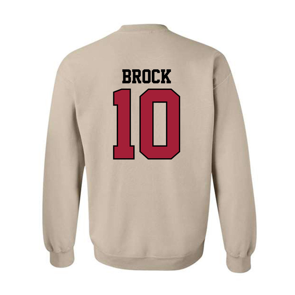 Oklahoma - NCAA Baseball : Brendan Brock - Sports Shersey Crewneck Sweatshirt-1