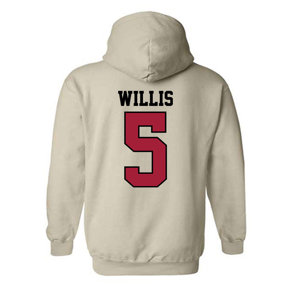 Oklahoma - NCAA Baseball : Dawson Willis - Sports Shersey Hooded Sweatshirt-1