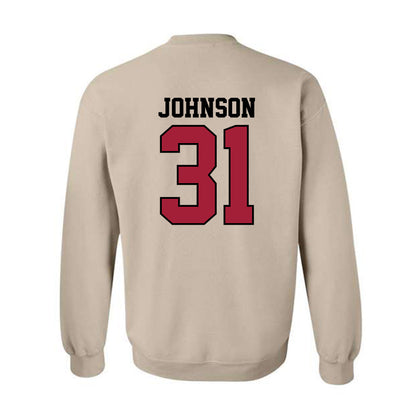 Oklahoma - NCAA Baseball : Cameron Johnson - Sports Shersey Crewneck Sweatshirt-1