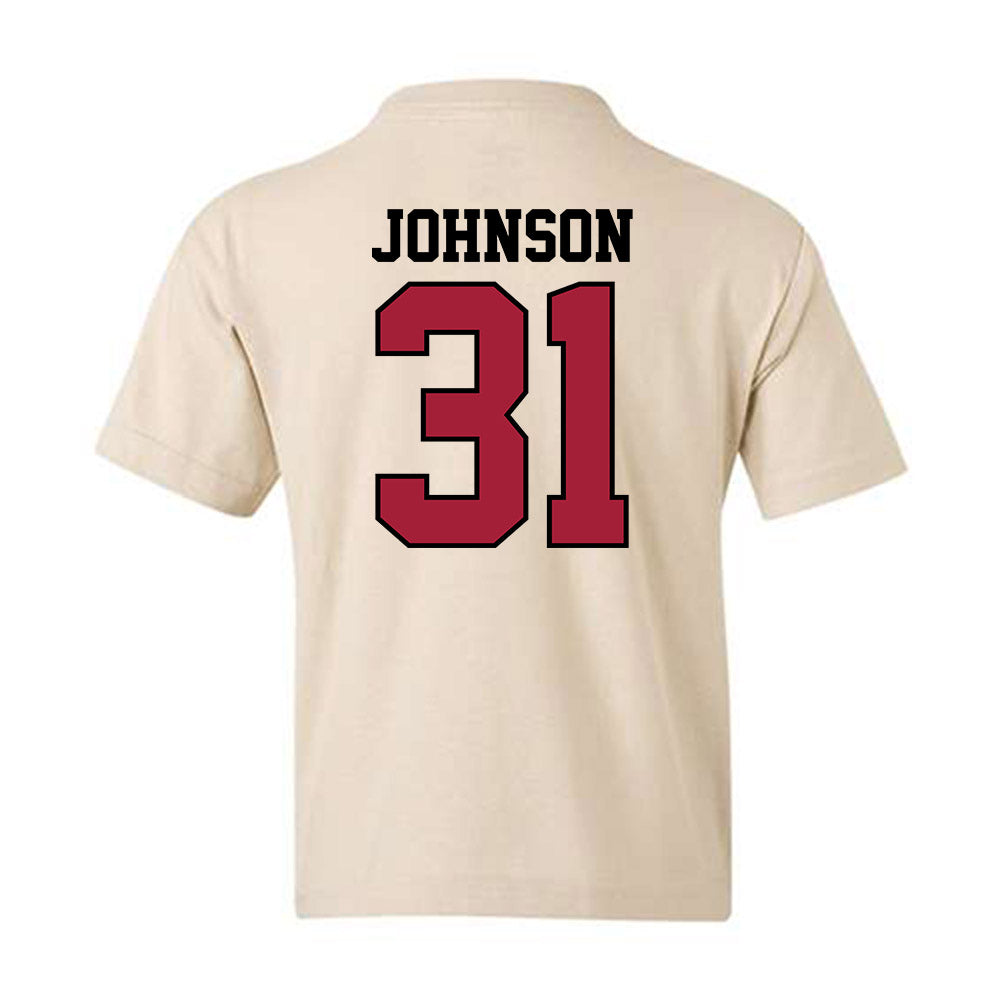 Oklahoma - NCAA Baseball : Cameron Johnson - Sports Shersey Youth T-Shirt-1