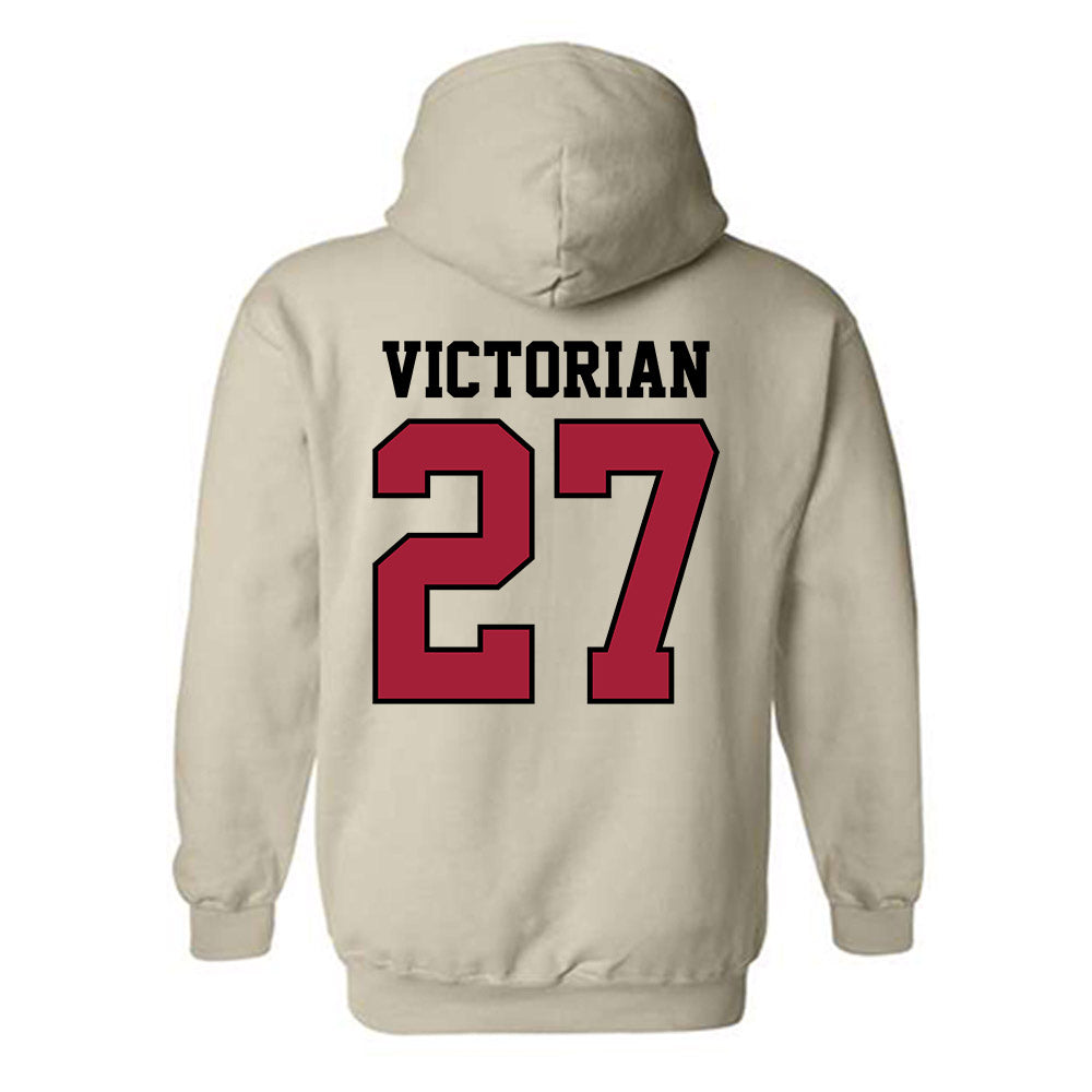Oklahoma - NCAA Baseball : Landon Victorian - Sports Shersey Hooded Sweatshirt-1