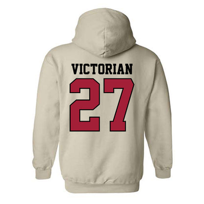 Oklahoma - NCAA Baseball : Landon Victorian - Sports Shersey Hooded Sweatshirt-1