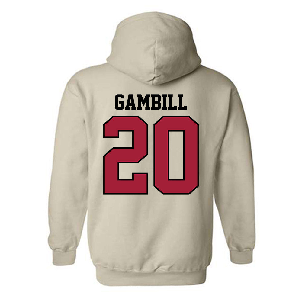Oklahoma - NCAA Baseball : Trey Gambill - Sports Shersey Hooded Sweatshirt-1