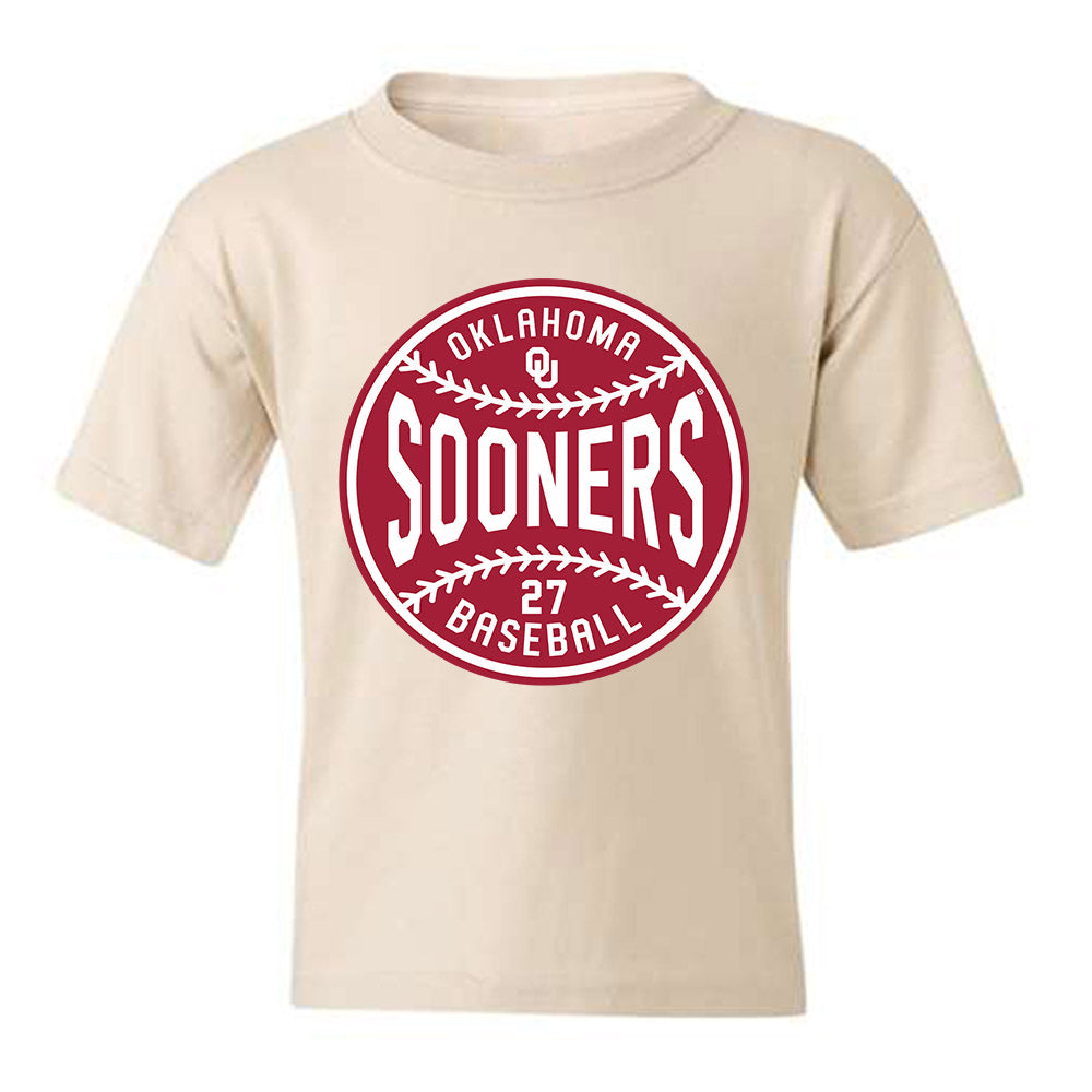 Oklahoma - NCAA Baseball : Landon Victorian - Sports Shersey Youth T-Shirt-0