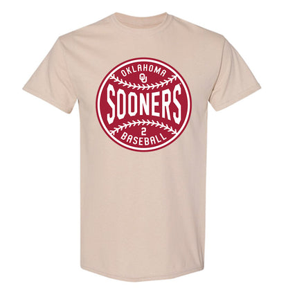 Oklahoma - NCAA Baseball : Myles Davis - Sports Shersey T-Shirt-0