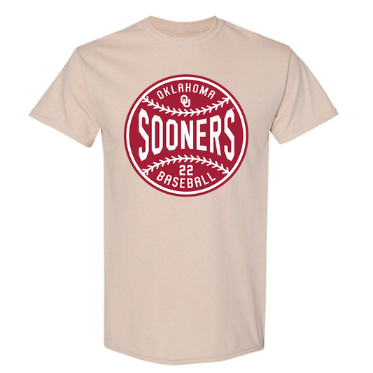 Oklahoma - NCAA Baseball : Leighton Mercurius - Sports Shersey T-Shirt-0