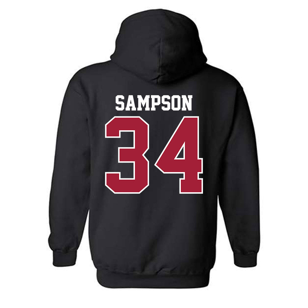 Oklahoma - NCAA Baseball : Beau Sampson - Sports Shersey Hooded Sweatshirt-1