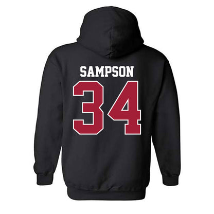 Oklahoma - NCAA Baseball : Beau Sampson - Sports Shersey Hooded Sweatshirt-1