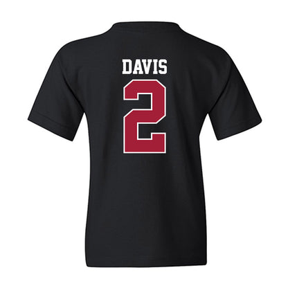 Oklahoma - NCAA Baseball : Myles Davis - Sports Shersey Youth T-Shirt-1