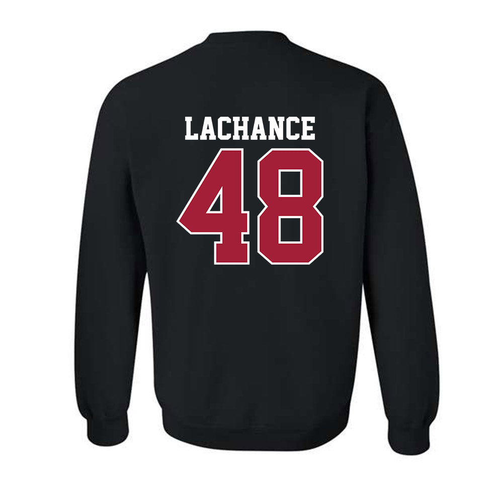 Oklahoma - NCAA Baseball : Deiten Lachance - Sports Shersey Crewneck Sweatshirt-1